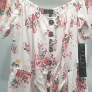 White/🌹 rose Jumpsuit